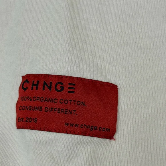 Off-White Long Sleeve Shirt with Statement Print, sz S - Picture 4 of 6